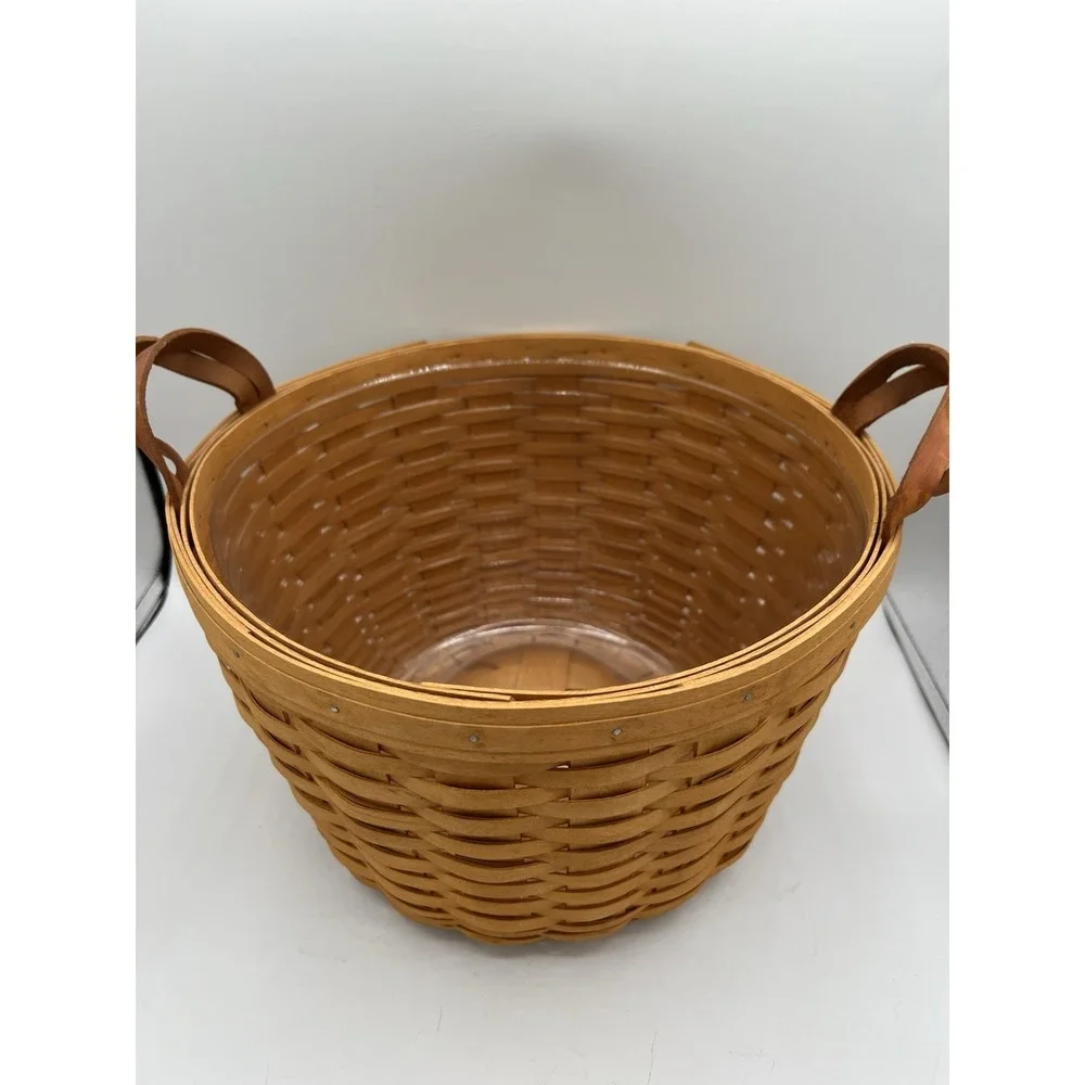 🌼Longaberger 1996 Wildflower Hostess Basket w/Protector–Classic & Collectible🌼